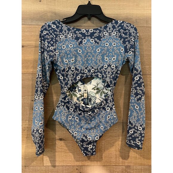 Maaji Victorian Wall Adeline Surfsuit One-Piece reversible Swimsuit Size S - Picture 2 of 7